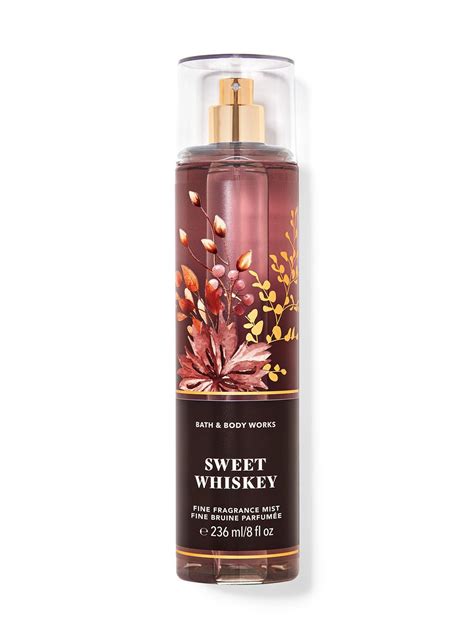 sweet scents from bath and body works|sweet whiskey body mist.